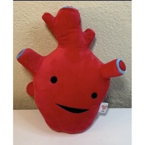 I Heart Guts 10" Plush Heart Red Smiling Toy Organ 2014 Give Someone Your Heart